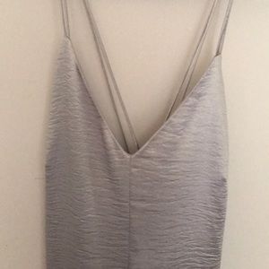 Silver Evening Dress